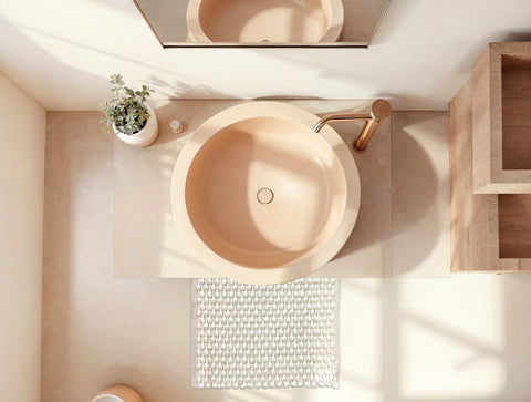 Zohome Badmat Mauro White - 40% Katoen 60% Polyester