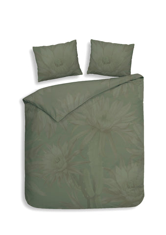 Heckettlane Dekbedovertrek Mesa Forest Green - 100% Katoen-Satijn