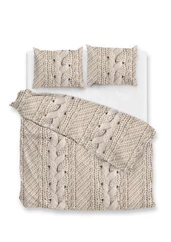 Zohome Dekbedovertrek Mira Natural - 100% Katoen-Flanel