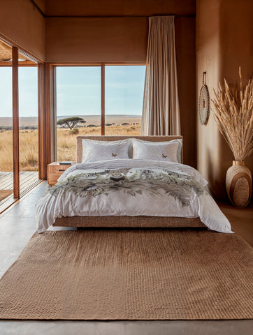 Heckettlane Dekbedovertrek Naya Safari Sand - 100% Katoen
