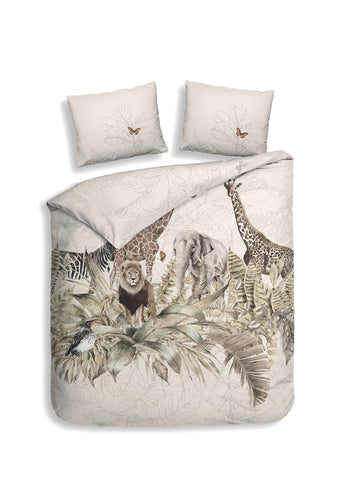 Heckettlane Dekbedovertrek Naya Safari Sand - 100% Katoen