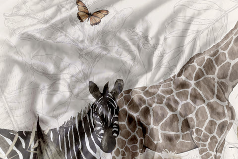 Heckettlane Dekbedovertrek Naya Safari Sand - 100% Katoen