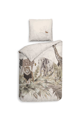 Heckettlane Dekbedovertrek Naya Safari Sand - 100% Katoen