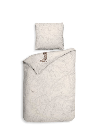 Heckettlane Dekbedovertrek Naya Safari Sand - 100% Katoen