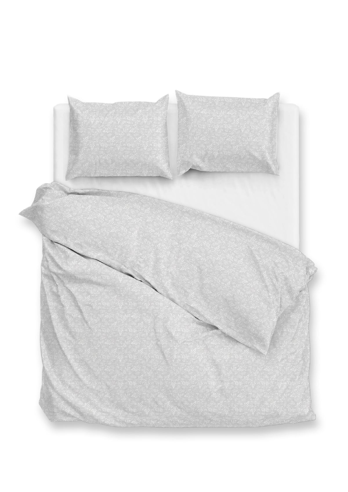 Zohome Dekbedovertrek Petali di Lino Dove Grey - 100% Katoen