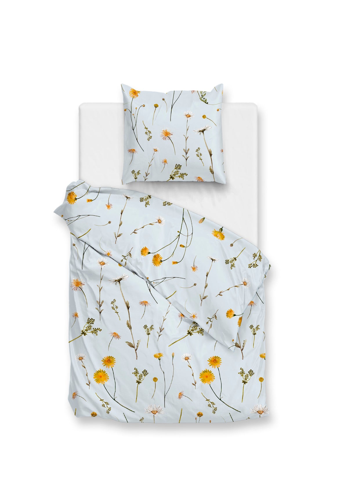 Zohome Dekbedovertrek Savio Powder Blue - 100% Katoen