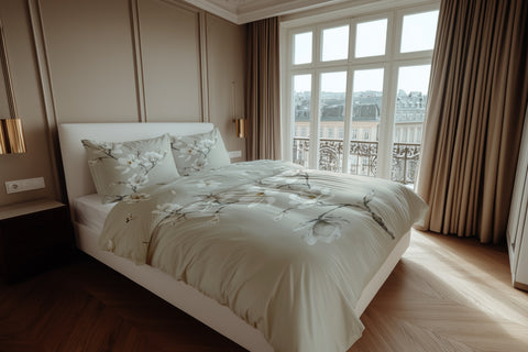 Heckettlane Dekbedovertrek Vienna Natural - 100% Katoen-Satijn