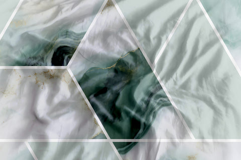 Heckettlane Dekbedovertrek Yarra Sea Green - 100% Katoen-Satijn
