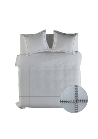 Yellow Dekbedovertrek Suite Port Louis Vaporous Grey - 100% Katoen