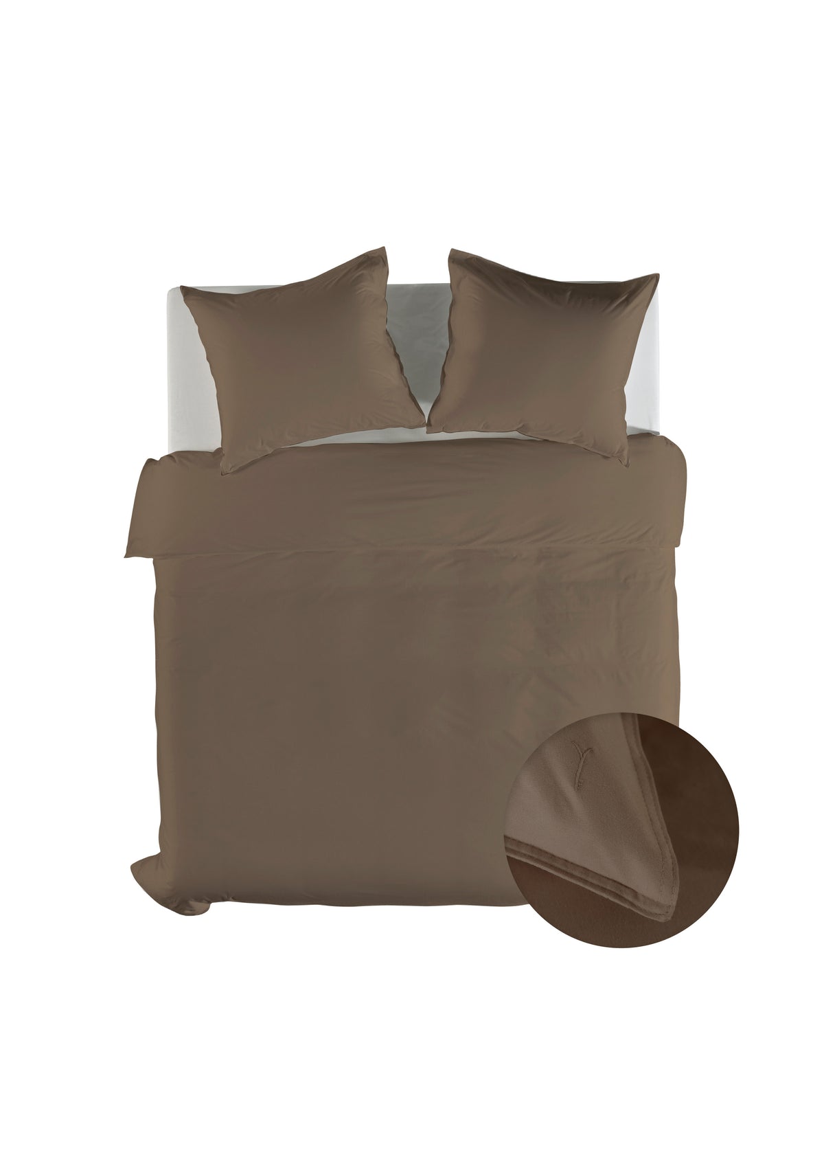 Yellow Dekbedovertrek Suite Zermatt Plaza Taupe - 100% Katoen-Twill
