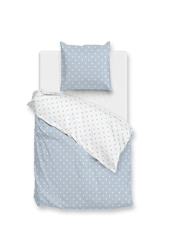Zohome Dekbedovertrek Punta di Cotone Powder Blue - 100% Katoen
