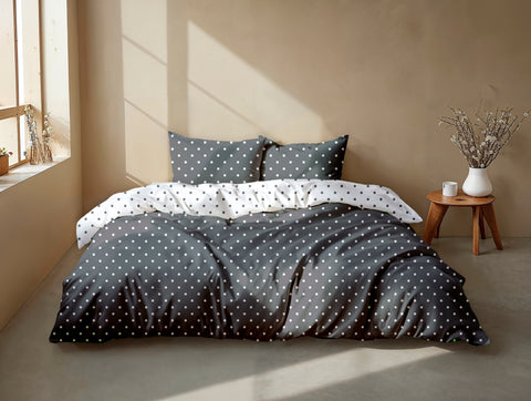 Zohome Dekbedovertrek Punta di Cotone Pewter Grey - 100% Katoen