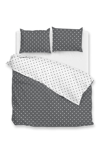 Zohome Dekbedovertrek Punta di Cotone Pewter Grey - 100% Katoen
