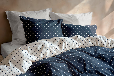 Zohome Dekbedovertrek Punta di Cotone Maritime Blue - 100% Katoen