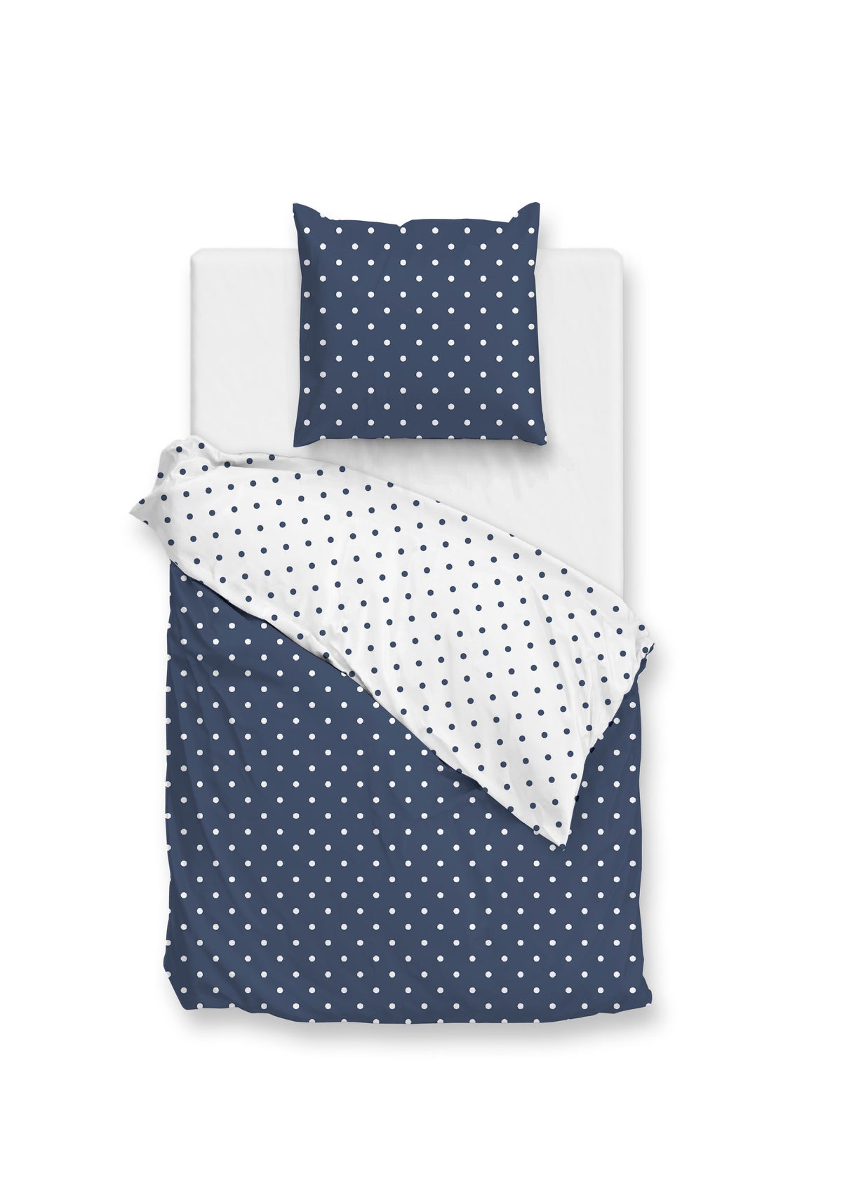 Zohome Dekbedovertrek Punta di Cotone Maritime Blue - 100% Katoen