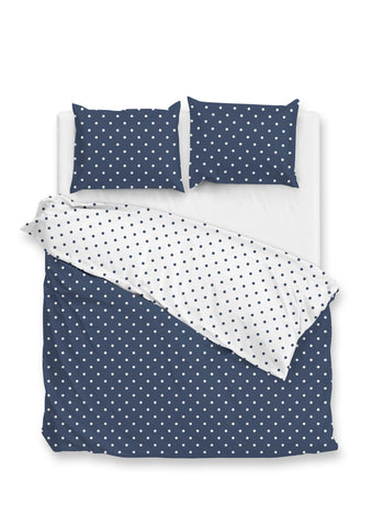 Zohome Dekbedovertrek Punta di Cotone Maritime Blue - 100% Katoen