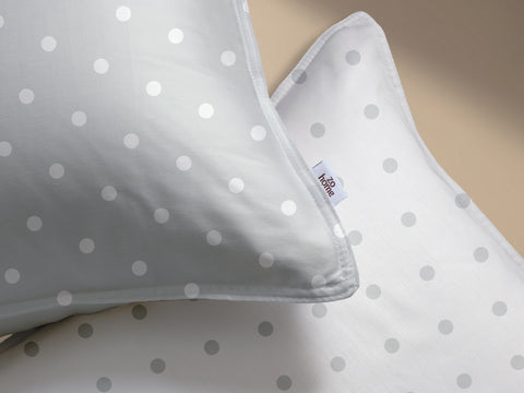 Zohome Dekbedovertrek Punta di Cotone Stone Grey - 100% Katoen