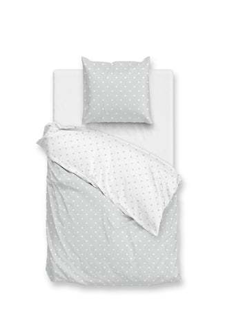 Zohome Dekbedovertrek Punta di Cotone Stone Grey - 100% Katoen