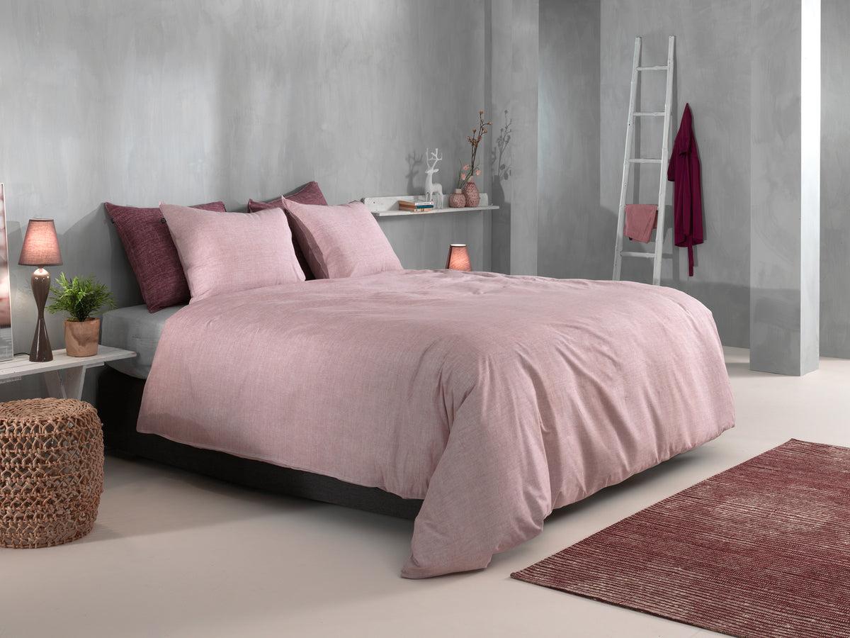 Zohome Dekbedovertrek Lino Shell Nude - 100% Katoen