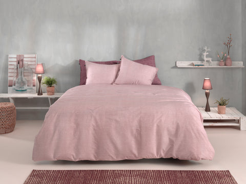 Zohome Dekbedovertrek Lino Shell Nude - 100% Katoen