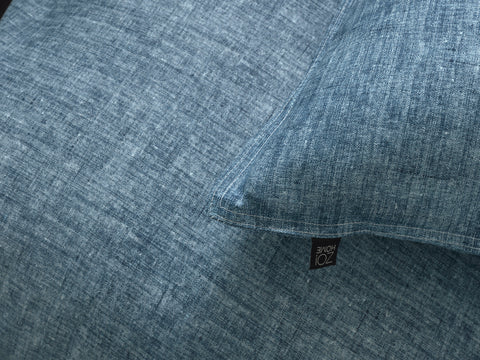 Zohome Dekbedovertrek Lino Urban Blue - 100% Katoen