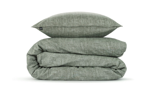 Zohome Dekbedovertrek Lino Army Green - 100% Katoen