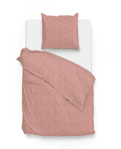 Zohome Dekbedovertrek Lino Old Rose - 100% Katoen