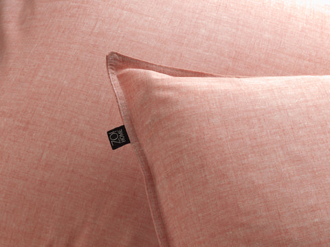 Zohome Dekbedovertrek Lino Old Rose - 100% Katoen