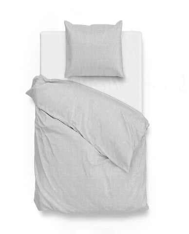 Zohome Dekbedovertrek Lino Dove Grey - 100% Katoen