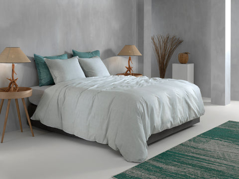 Zohome Dekbedovertrek Lino Dove Grey - 100% Katoen