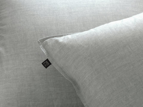 Zohome Dekbedovertrek Lino Dove Grey - 100% Katoen