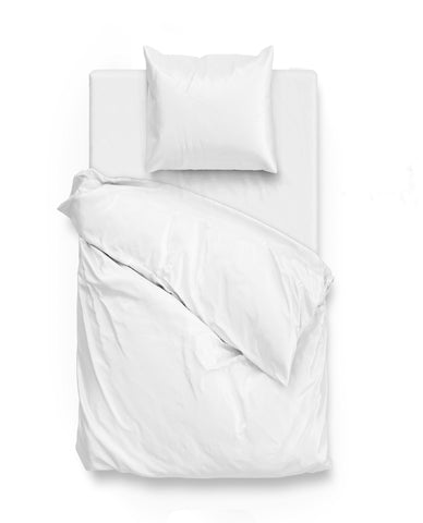 Zohome Dekbedovertrek Satinado White - 100% Katoen-Satijn