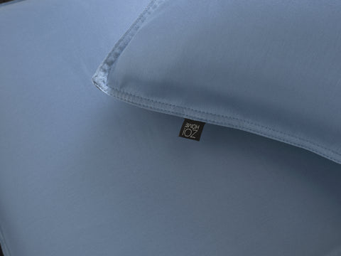 Zohome Dekbedovertrek Satinado Riviera Blue - 100% Katoen-Satijn