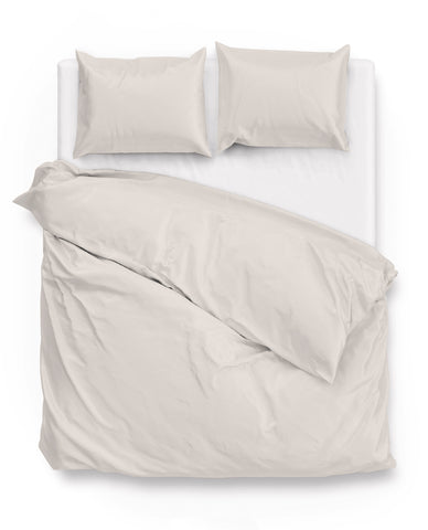 Zohome Dekbedovertrek Satinado Off white - 100% Katoen-Satijn
