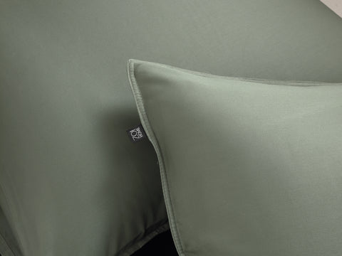 Zohome Dekbedovertrek Satinado Army Green - 100% Katoen-Satijn