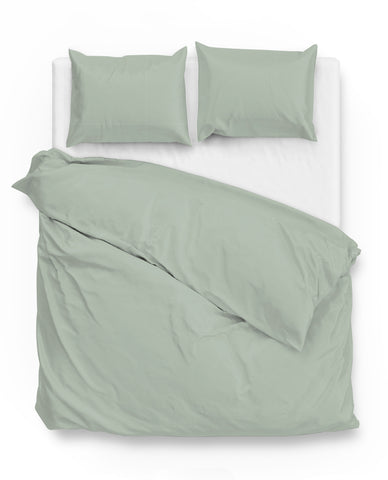 Zohome Dekbedovertrek Satinado Foam Green - 100% Katoen-Satijn