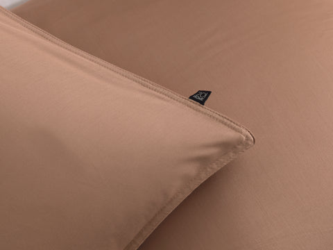 Zohome Dekbedovertrek Satinado Praline Brown - 100% Katoen-Satijn