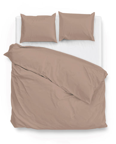 Zohome Dekbedovertrek Satinado Praline Brown - 100% Katoen-Satijn