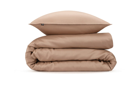 Zohome Dekbedovertrek Satinado Praline Brown - 100% Katoen-Satijn