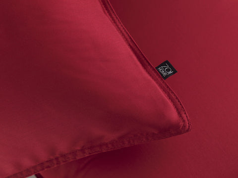 Zohome Dekbedovertrek Satinado Spicy Red - 100% Katoen-Satijn