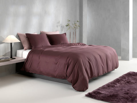 Zohome Dekbedovertrek Satinado Mauve Lilac - 100% Katoen-Satijn