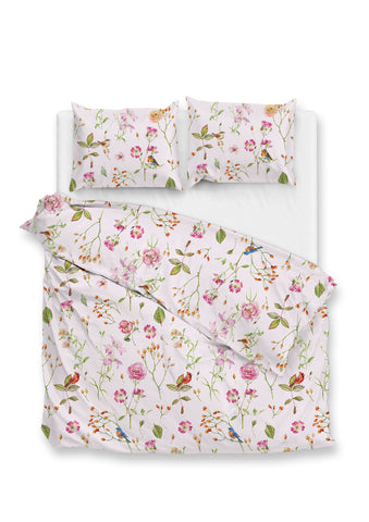Zohome Dekbedovertrek Zita Crystal Pink - 100% Katoen