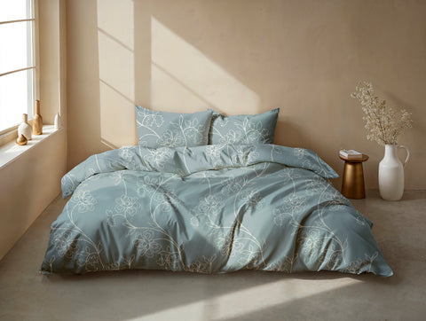 Zohome Dekbedovertrek Alva Blue - 100% Katoen-Flanel