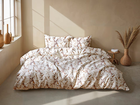 Zohome Dekbedovertrek Colette White - 100% Katoen-Flanel