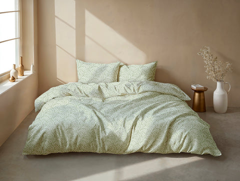 Zohome Dekbedovertrek Eliana Green - 100% Microvezel