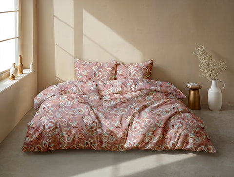 Zohome Dekbedovertrek Franca Pink - 100% Microvezel