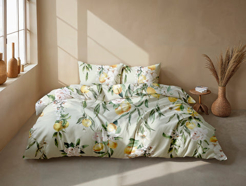 Zohome Dekbedovertrek Limone Green - 100% Microvezel