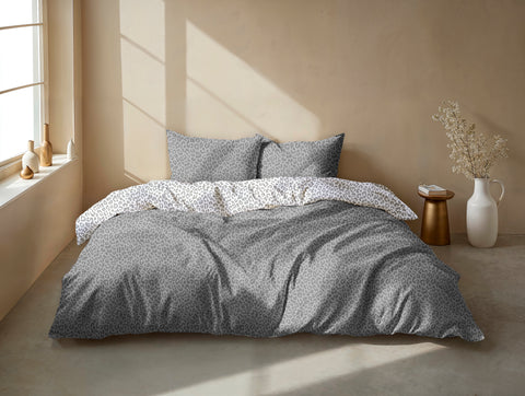 Zohome Dekbedovertrek Pantera Grey - 100% Microvezel