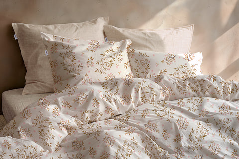 Zohome Dekbedovertrek Fico Warm Sand - 100% Katoen