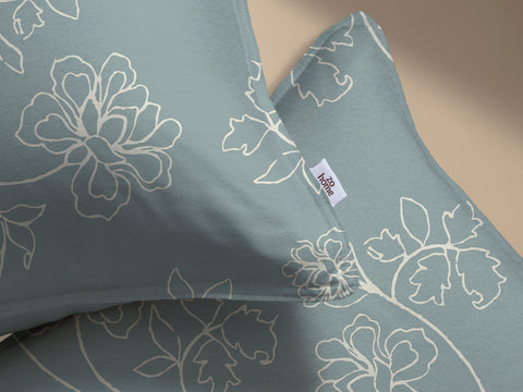 Zohome Dekbedovertrek Alva Blue - 100% Katoen-Flanel